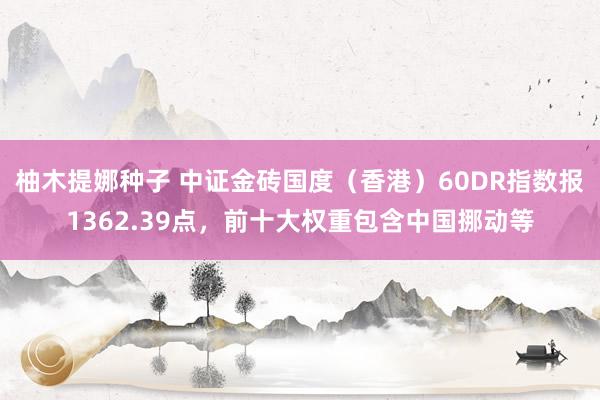 柚木提娜种子 中证金砖国度（香港）60DR指数报1362.39点，前十大权重包含中国挪动等