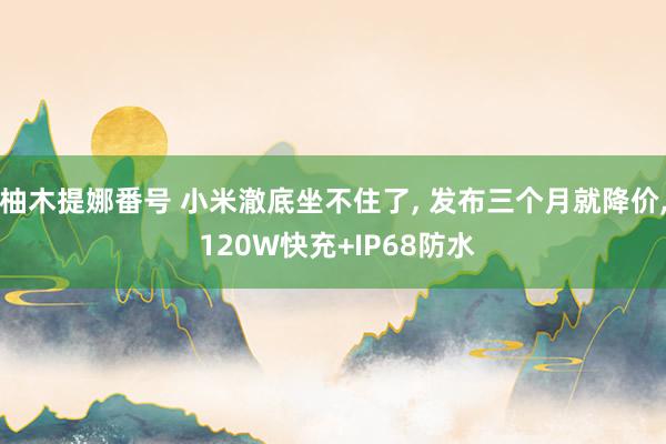 柚木提娜番号 小米澈底坐不住了, 发布三个月就降价, 120W快充+IP68防水
