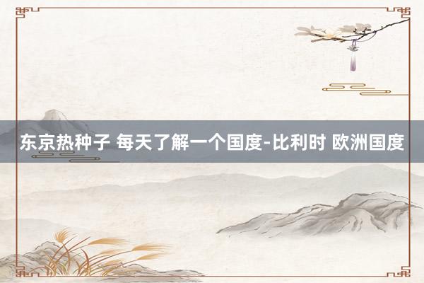 东京热种子 每天了解一个国度-比利时 欧洲国度