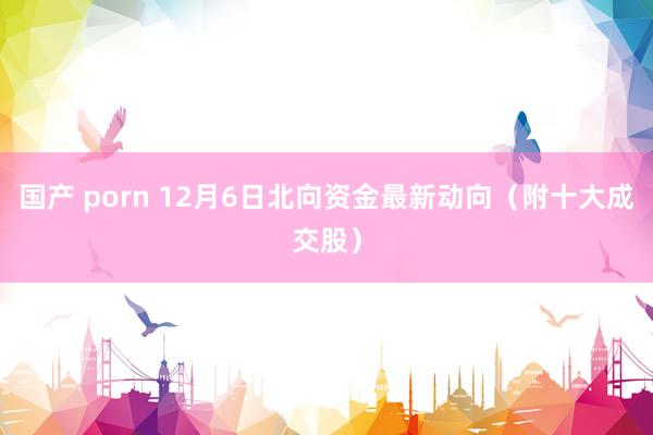 国产 porn 12月6日北向资金最新动向（附十大成交股）