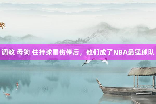 调教 母狗 住持球星伤停后，他们成了NBA最猛球队