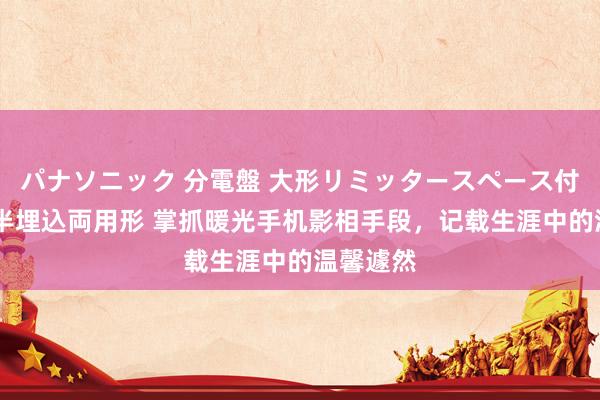 パナソニック 分電盤 大形リミッタースペース付 露出・半埋込両用形 掌抓暖光手机影相手段，记载生涯中的温馨遽然