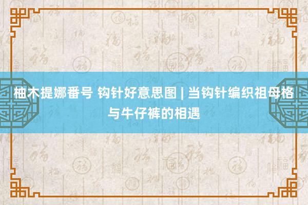 柚木提娜番号 钩针好意思图 | 当钩针编织祖母格与牛仔裤的相遇
