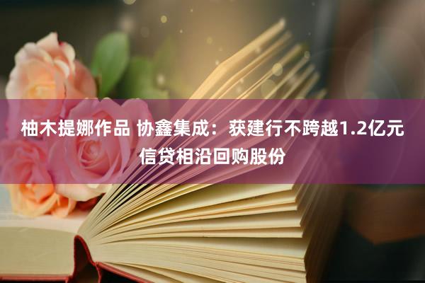 柚木提娜作品 协鑫集成：获建行不跨越1.2亿元信贷相沿回购股份