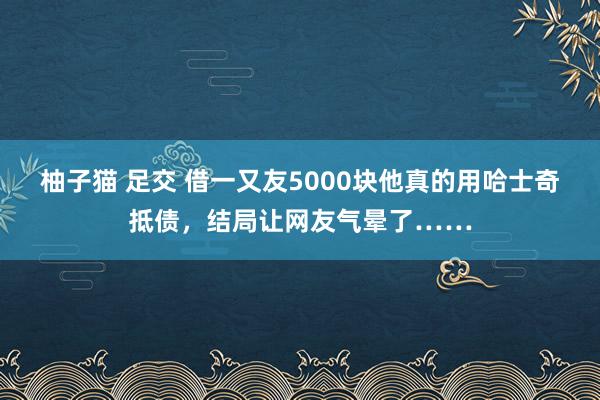 柚子猫 足交 借一又友5000块他真的用哈士奇抵债，结局让网友气晕了……