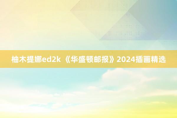 柚木提娜ed2k 《华盛顿邮报》2024插画精选