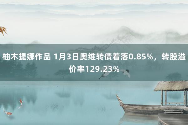 柚木提娜作品 1月3日奥维转债着落0.85%，转股溢价率129.23%