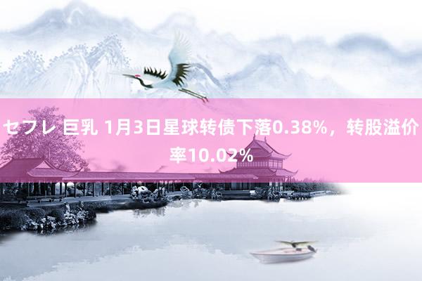 セフレ 巨乳 1月3日星球转债下落0.38%，转股溢价率10.02%