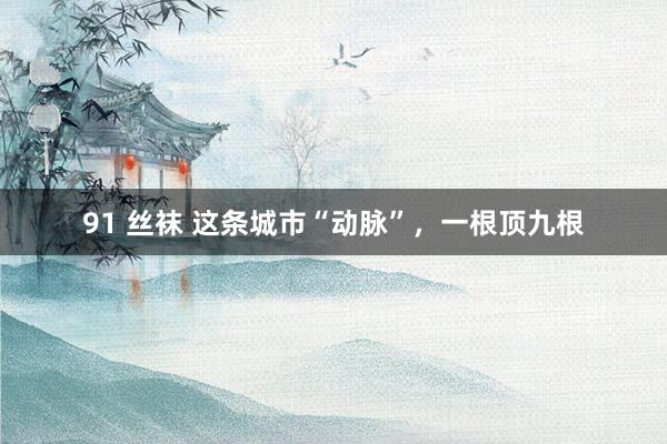 91 丝袜 这条城市“动脉”，一根顶九根