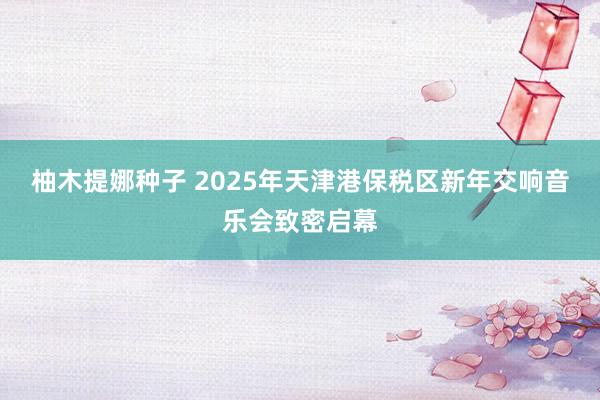 柚木提娜种子 2025年天津港保税区新年交响音乐会致密启幕
