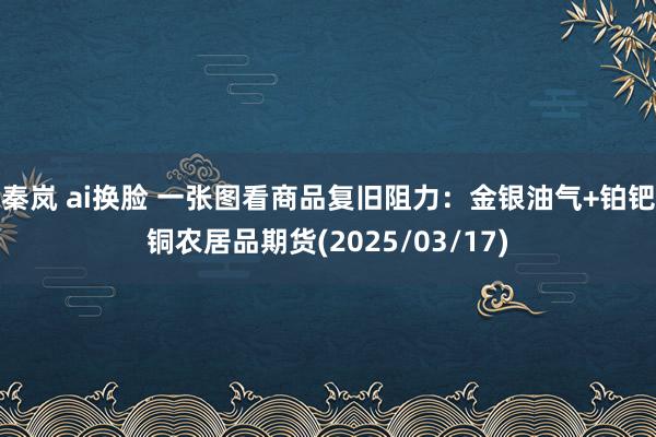 秦岚 ai换脸 一张图看商品复旧阻力：金银油气+铂钯铜农居品期货(2025/03/17)